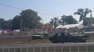 demolition derby at 2023 Sandwich Fair [upl. by Pietje134]