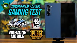 Samsung Galaxy Z Fold 6 Gaming Test  Zenless Zone Zero Honkai Star Rail PUBG amp COD Warzone [upl. by Eilahtan]