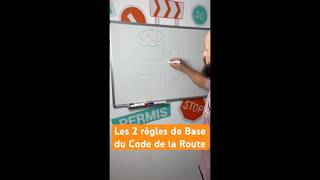 Voici les 2 règles de priorité du code de la route pour pouvoir circuler sereinement en leçon 💪 [upl. by Noswal]