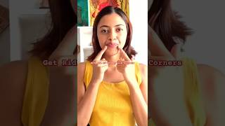 HOW TO GET RID OF DROOPY LIP CORNERS skincare yoga shorts [upl. by Applegate381]