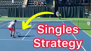 What You Should And Shouldn’t Do In Singles  Tennis Strategy Explained [upl. by Ahsata]