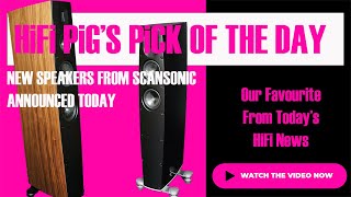 New quotBUDGETquot Loudspeakers from Scansonic  Daily HiFi News Pick from HiFi PiG [upl. by Airekat]