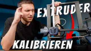 Extruder Kalibrieren  Tutorial  ESteps einstellen für perfekte Druckergebnisse [upl. by Lewert]