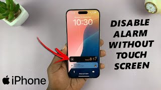 How To Turn OFF iPhone Alarm Without Touch Screen [upl. by Ishmul]