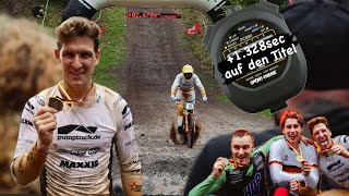 Emotionsbombe Deutsche Downhill Meisterschaft Ilmenau  Race Run POV 1328sec auf den Titel [upl. by Cirilo]