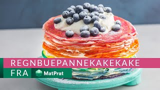 Regnbuepannekakekake – kjapt og greit  MatPrat [upl. by Atneciv151]