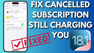 How To Fix Cancelled Subscription Still Charging You [upl. by Oninrutas]