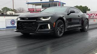 Magnuson TVS 2300 on 2018 Camaro ZL1 runs 96 [upl. by Ahsinawt]