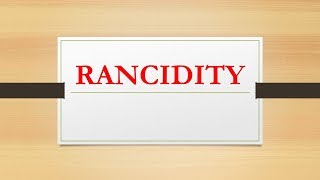 RANCIDITY [upl. by Leavitt]