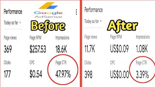 How To Decrease CTR Of Google Adsense  What Is CTR In Google Adsense  Techno Ibrar [upl. by Lallage362]