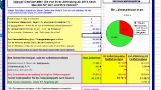 Abfindung mit Fünftelregelung  Steuervorteil berechnen [upl. by Fransis]