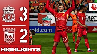 LIVERPOOL FC 3 IPSWICH TOWN 2EPL 202425MATCH 2 HIGHLIGHTS [upl. by Ruckman599]