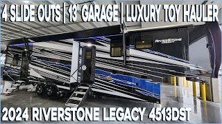 2024 Riverstone Legacy 4513DST Luxury Toy Hauler Fifth Wheel by Forestriver RV at Couchs RV Nation [upl. by Ahtabat]