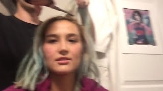 ASMRSlave women shaving head by local boywoman forced shaving headshorthairlove newlook [upl. by Oniskey863]