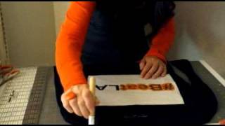 How to Make an Easy Freezer Paper Stencil TShirt Day 1 [upl. by Hukill]