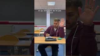 Quand les élèves recopient le cours 😂 prof professeur eleve lycee college pourtoi humour [upl. by Ielak]