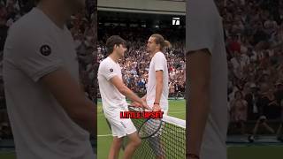 What did Zverev say to Fritz at the net 🤝 wimbledon tennis [upl. by Seaman]