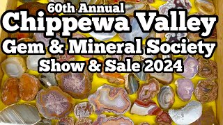 60th Annual Chippewa Valley Gem amp Mineral Society Show amp Sale  Eau Claire Wisconsin 2024 [upl. by Octavus988]