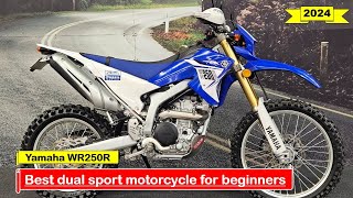 2024 Best dual sport motorcycle for beginners Yamaha WR250R [upl. by Cirded135]