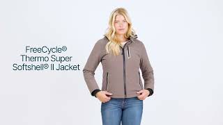 Womens FreeCycle Thermo Super Softshell II Jacket [upl. by Bobina]