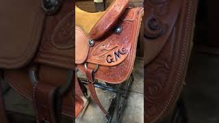 Custom Made Saddle by Bruce Cheaney leatherworks [upl. by Tedda]