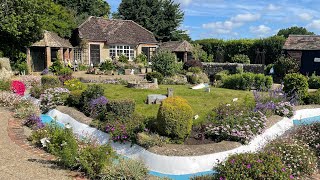 A walk around The Old Smithy Gardens Godshill Isle of Wight June 2022 [upl. by Llerahc]