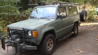 Isuzu Trooper  Vintage 80s Survivalist Bugout Vehicle [upl. by Danaher]