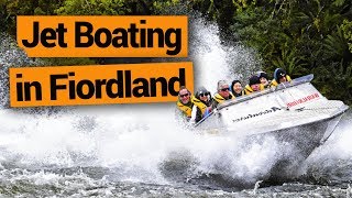 🛥️ Jet Boating in Fiordland Waiaurahiri Wilderness Jet – New Zealands Biggest Gap Year [upl. by Eiralih641]