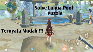 Solve Luhua Pool Puzzle  Genshin Impact [upl. by Einehpets83]