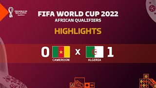 Cameroon 🆚 Algeria Highlights  FIFA World Cup 2022 African Qualifiers  1st leg [upl. by Yllac566]