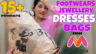 15 PRODUCTS BEST RANDOM FINDS FROM MYNTRA HAUL🔥 Dresses Footwears Bags Jewellery amp Much More 💖 [upl. by Tlok522]