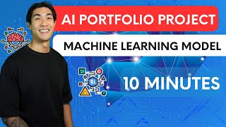 AI Portfolio Project  I built a MACHINE LEARNING MODEL using AI in 10 MINUTES [upl. by Aneehsirk904]