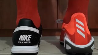 Adidas Copa Sense1 vs Nike Premier 3 TF [upl. by Repotsirhc373]