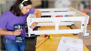 Building the Frame of a DIY Sectional Sofa  Home Reserve Review Part 2 [upl. by Dowling]