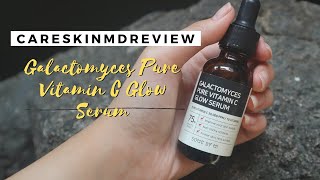 SOMEBYMI Galactomyces Vitamin C Glow Serum  CARESKINMDREVIEW [upl. by Tedie]