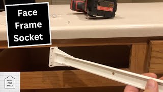 How to install a Face Frame Socket on a drawer rail [upl. by Ainotal166]