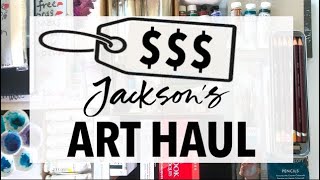 MOST EXPENSIVE ART HAUL for me [upl. by Eenaej]