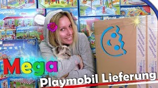 MEGA PLAYMOBIL Bestellung 💥😲 Riesen Playmobil HAUL 🤑 Unboxing deutsch [upl. by Seilenna]