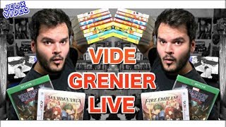 AMG 52 1er VIDE GRENIER LIVE 2018  Jeux vidéo mangas comics [upl. by Harak]