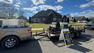 HOW TO PRESSURE WASH DIRTY DRIVEWAY AND SIDEWALKS HOW WE LAND ENTIRE NEIGHBORHOODS HOA CONTRACTS [upl. by Avery]