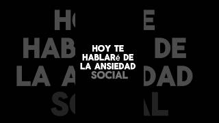 Ansiedad social ansiedad depresion mexico [upl. by Oliver]