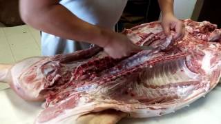 How to prep a pig for roasting in 10 minutes [upl. by Giule]