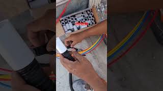 Electrical work ⚡ electrical electronic electrician shortsfeed shorts shortvideo [upl. by Aihcsrop]