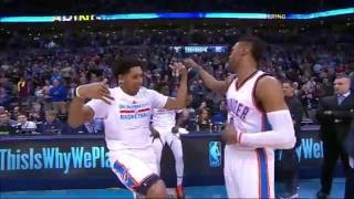 Russell Westbrook and Cameron Payne Pregame Dance Compilation [upl. by Amerd471]