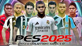 LANÇOU PES 2025 PARA OS CONSOLES OPTION FILE AGOSTO 100 ATUALIZADOLICENCIADO [upl. by Narik12]