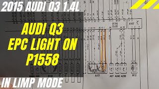 Audi Q3 EPC light on and in limp mode  P1558 [upl. by Akemad899]