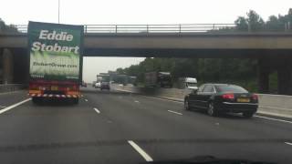 Helicopter crashes on m62 motorway [upl. by Leunam]