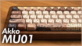 Akko MU01  Akko Made a Wooden Keyboard [upl. by Hahsi]