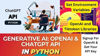 OpenAI API ChatGPT and GPT4 in Python  API Section Outline  Set Environment Variables  Part 2 [upl. by Gilly]