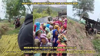 Manipur ah inkahna a thleng leh mek Arambai Tenggol ho pawh central force lamin man tumin an bei ta [upl. by Cleasta]